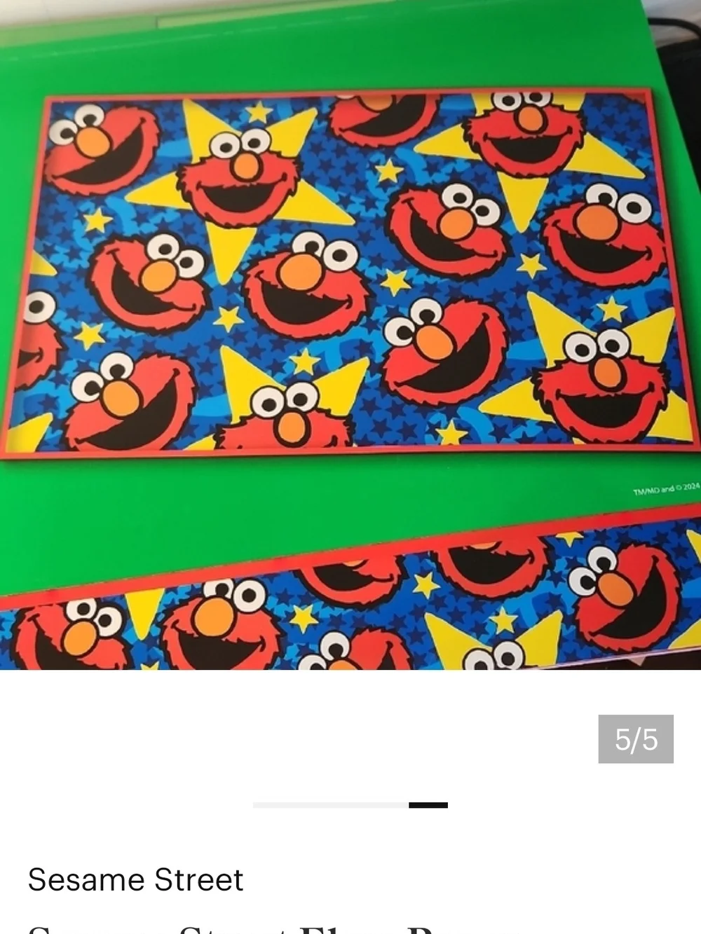 Sesame Street Elmo Kids Disposable Placemats 24 Count